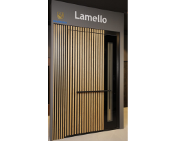 Drzwi lamello | Seitlicher Zusatz, Holztüren PARMAX