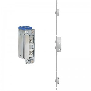 Elektrische Verriegelung- Leistenschloss mit Zahnstange.<span>Ausführung: Taste am Türrahmen oder Griff </span>