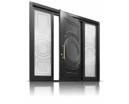 Drzwi na zawiasie PIVOT model C-1 | Drzwi na zawiasie PIVOT model X-1, Holztüren PARMAX