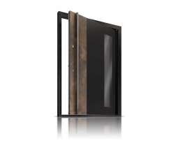 Drzwi na zawiasie PIVOT model S-3 | Drzwi na zawiasie PIVOT model X-1, Holztüren PARMAX