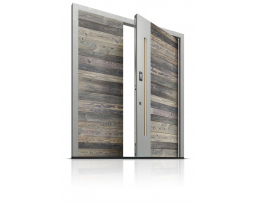 Drzwi na zawiasie PIVOT model X-2 | Drzwi na zawiasie PIVOT model X-1, Holztüren PARMAX